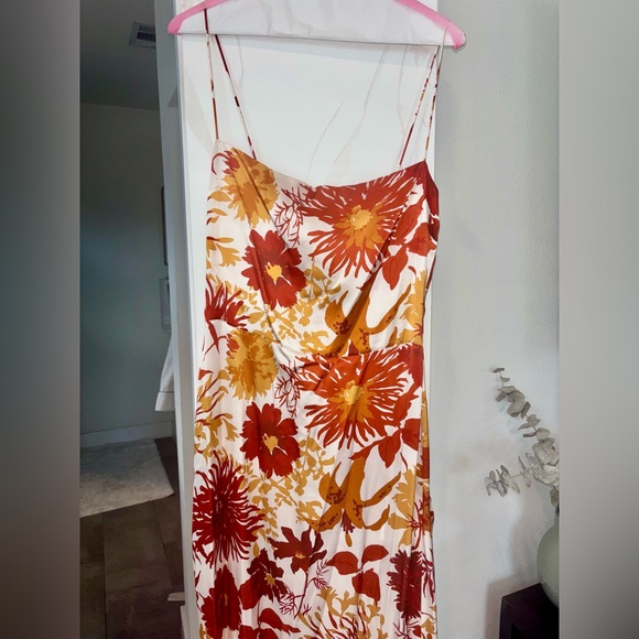 Reformation Frankie Silk Dress - Picture 5 of 9